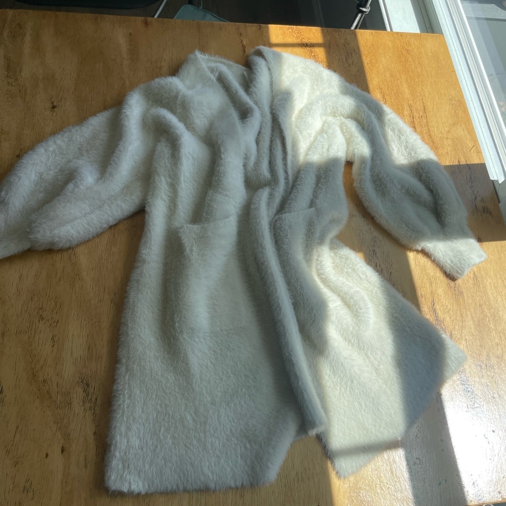 Cream Fuzzy Sweater